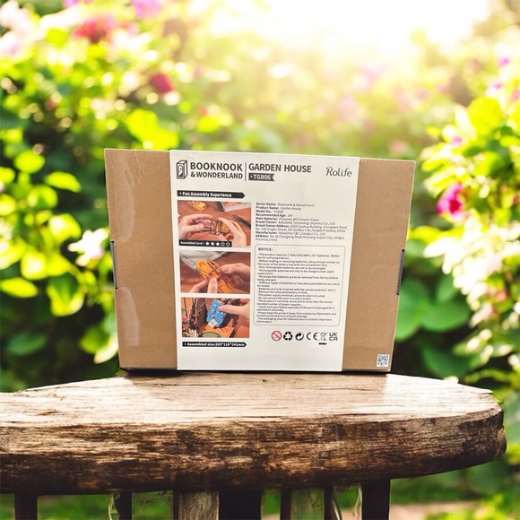 Rolife Booknook & Wonderland Garden House TGB06 New Sealed Box - Picture 2 of 15